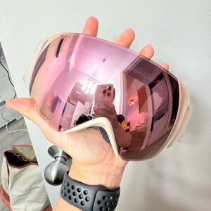 Smith IO Mag S Goggles in Chromapop Rose Gold with the Extra Lens